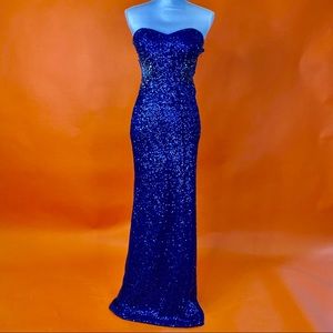 Royal Blue Evening Dress